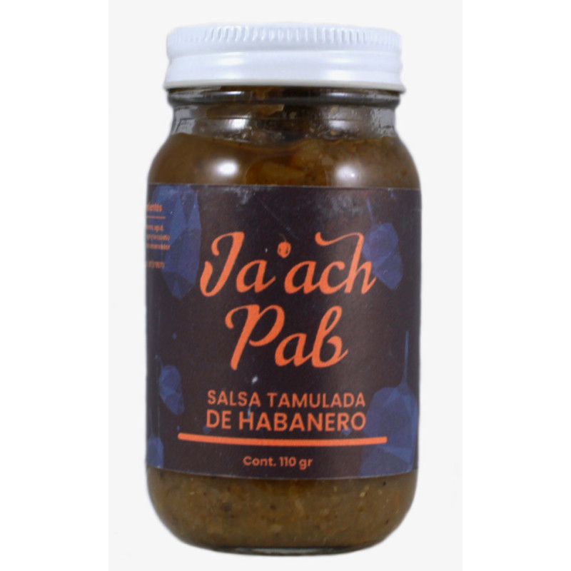 Salsa tamulada de chile habanero  110 gramos